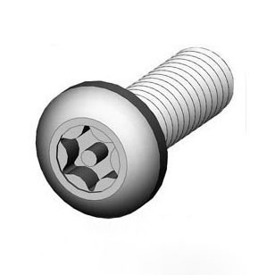 Metric Six Lobe Tamper Resistant Screws