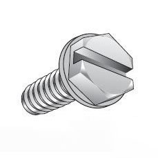 Metric Slotted Hex Washer
