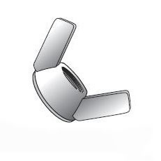 Wing Nuts with Locking Threads Image 2